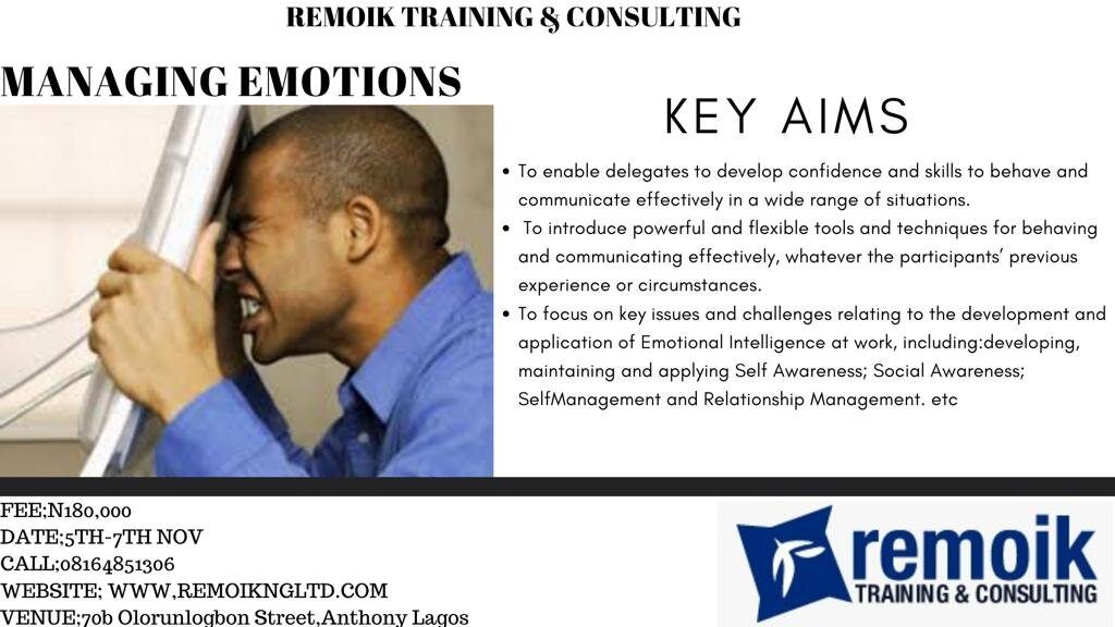 Emotional intelligence training course